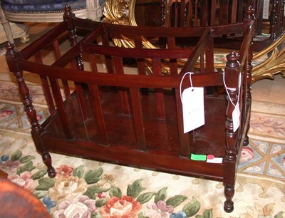 Lot 1642 - Georgian Style Mahogany Canterbury Height 19...