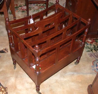 Lot 1660 - Georgian Style Mahogany Canterbury Height 20...