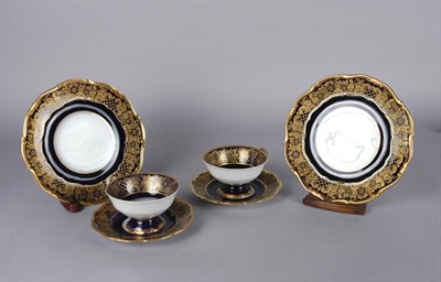 Lot 1262 - Bavarian Porcelain Dessert Service By Weimer....