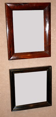 Lot 3253 - Two Mirrors Including one ebonized example. 19...