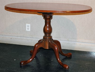 Lot 3362 - Georgian Style Mahogany Oval Side Table Height...