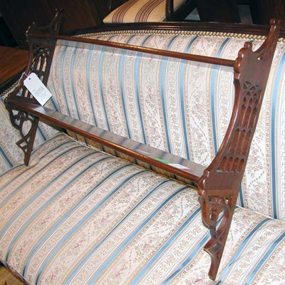 Lot 659 - Georgian Style Mahogany Two-Tier Hanging Shelf...