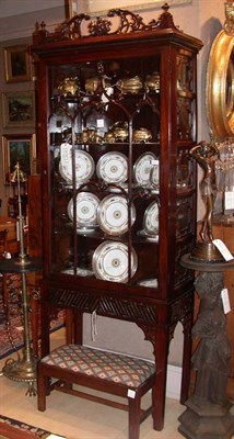 Lot 1536 - Georgian Style Mahogany Vitrine on Stand...