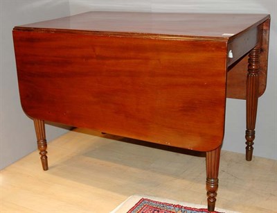 Lot 1196 - William IV Mahogany Drop-Leaf Table Height 29...