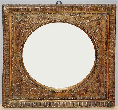 Lot 3252 - Rococo Style Gilt-Wood Mirror 18 Inches square.