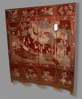 Lot 3296 - Chinese Floral and Landscape Decorated...