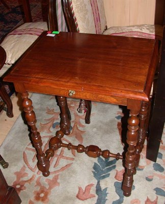 Lot 1298 - Louis XIV Style Walnut Side Table Height 26...
