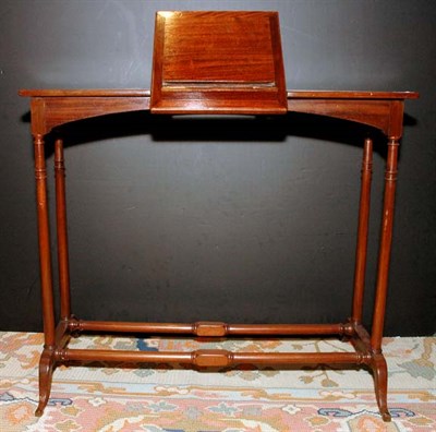Lot 3528 - Georgian Style Mahogany Reading Stand Height...