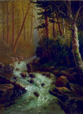 Lot 220 - Julian Walbridge Rix 1850-1903 THE RAGING...