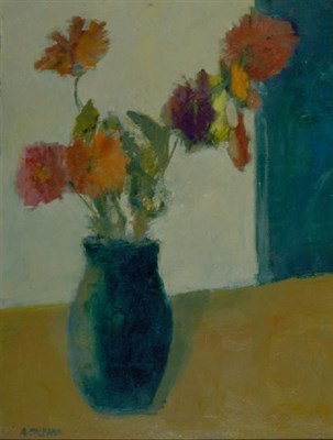 Lot 329 - Anne Packard b.1933 FLORAL STILL LIFE Signed A....