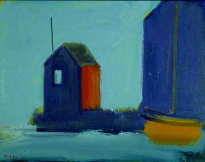 Lot 336 - Paul Resika b.1928 ORANGE & RED, 1997 Signed...