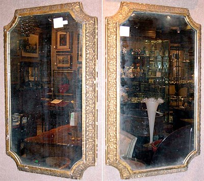 Lot 548 - Pair of Neoclassical Style Gilt-Wood Mirrors