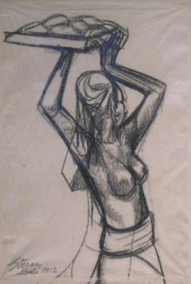 Lot 3034 - Maurice Sterne American, 1878-1957 WOMAN...