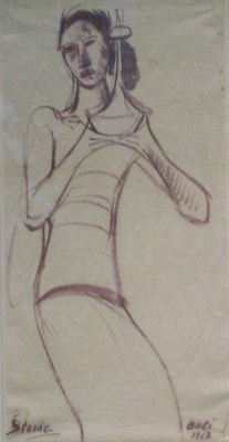 Lot 3011 - Maurice Sterne American, 1878-1957 WOMAN WITH...