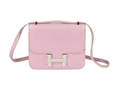 Lot 226A - Hermes Lilac Baby Constance Bag Palladium...