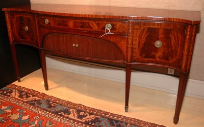 Lot 3457 - Regency Style Marquetry Inlaid Mahogany...