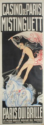Lot 2322 - Zig CASINO DE PARIS, MISTINGUETT Color...