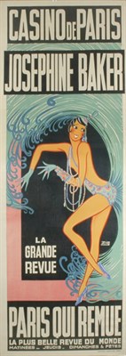 Lot 2321 - Zig CASINO DE PARIS, JOSEPHINE BAKER Color...