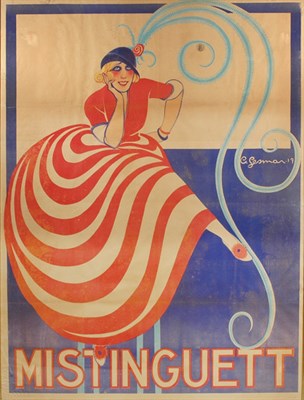 Lot 2319 - Charles Gesmar MISTINGUETT Color lithograph,...