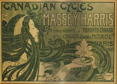 Lot 2313 - E. Celos CANADIAN CYCLES, MASSEY HARRIS Color...