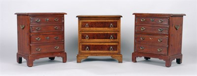 Lot 1269 - Three Miniature Chests of Drawers