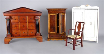 Lot 1319 - Group of Miniature Furniture Comprising two...