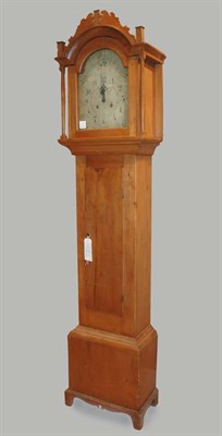 Lot 256 - Long Case Clock Case with Painted Dial Height...