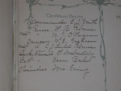 Lot 2017 - [TITANIC] SMITH, COMMANDER EDWARD JOHN Name...