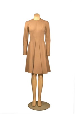 Lot 128 - Kleibacker Mole Wool Crepe Dress American,...