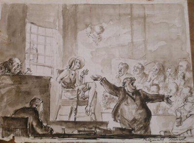 Lot 1029 - Reginald Marsh American, 1898-1954 (i) 'I REST...