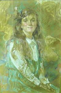 Lot 244 - Robert Lewis Reid 1862-1929 PORTRAIT OF NANCY...