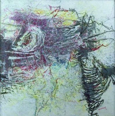 Lot 49 - Zvi Mairovich Israeli, 1911-1973 ABSTRACTION...