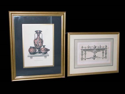 Lot 123 - After Henry Moses [VASE STUDIES] Hand-colored...