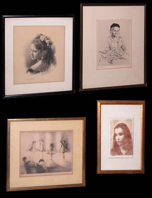 Lot 133 - Margery Ryerson [THE PERFORMANCE] Drypoint;...