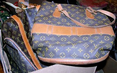 Lot 420B - Two Louis Vuitton Bags Both soft monogramed...