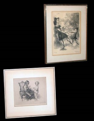 Lot 136 - Chaim Gross [THE DANCE] Lithograph, 1964,...
