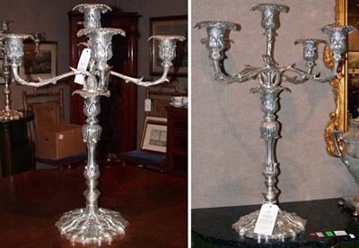 Lot 363 - Three Neoclassical Style Silver Plated...