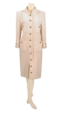 Lot 101 - Chanel Winter White Wool Coat French, late...