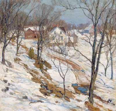 Lot 281 - Harry Leith-Ross 1886-1973 MARCH THAW Signed...