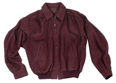 Lot 300 - Yves Saint Laurent Man's Plum Mohair Jacket...