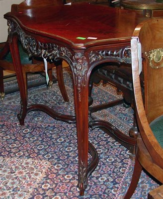 Lot 398 - Louis XV Style Mahogany Center Table Height 31...
