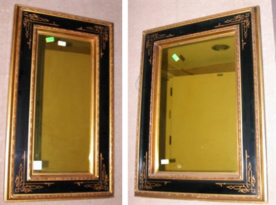 Lot 173 - Two Victorian Style Gilt and Painted Mirrors...