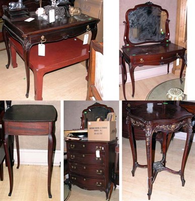 Lot 155 - Louis XV Style Mahogany Bedroom Suite...
