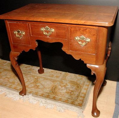Lot 3270 - Georgian Style Mahogany Lowboy Height 29 1/2...