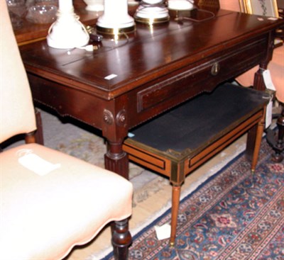 Lot 327 - Continental Walnut Fold-Over Table Height 29...