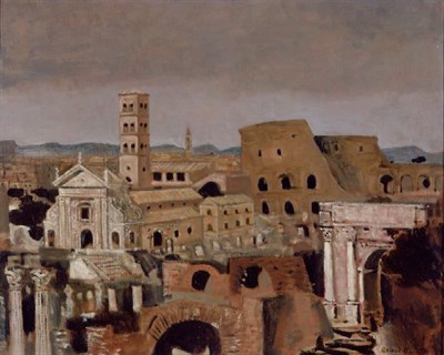 Lot 186 - Roland Oudot French, 1897-1981 A VIEW OF THE...