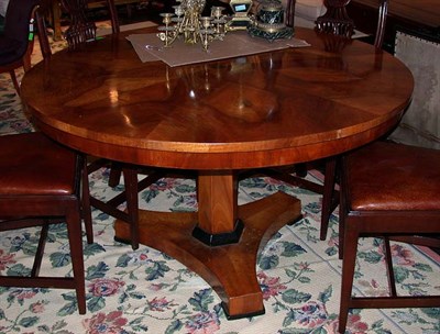 Lot 1163 - Biedermeier Fruitwood Circular Dining Table...