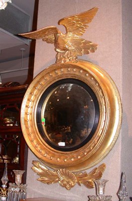 Lot 1543 - Georgian Style Gilt-Wood Mirror Surmounted by...
