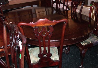 Lot 1205 - Georgian Style Mahogany Dining Table with Four...