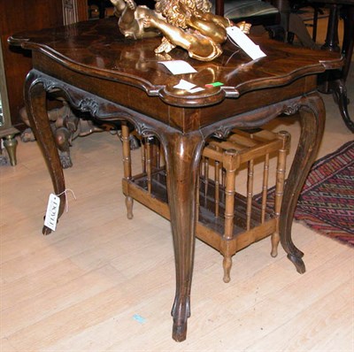 Lot 270 - Italian Rococo Inlaid Walnut Sofa Table Height...